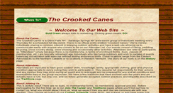 Desktop Screenshot of crookedcanes.org