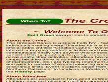 Tablet Screenshot of crookedcanes.org